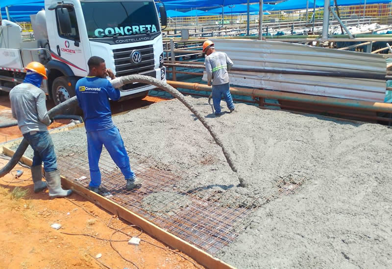 Pavimentação em Concreto Armado - MBRF - Várzea Grande